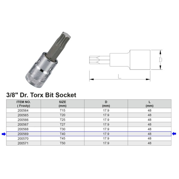 Torx Bit Socket T Matthys