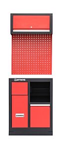 ELEMENT HIGH : CABINET WITH DUSTBIN AND PAPER HOLDER - SERIE IMOLA