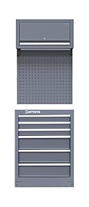 MODULE HOCH : HEAVY DUTY SCHRANK MIT 6 SCHUBLADEN - SERIE LEMANS