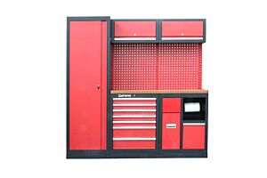 GARAGE STORAGE WORKSTATION WITH MDF WORKTOP COMBI-05 - SERIE IMOLA