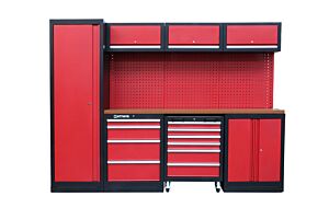 GARAGE STORAGE WORKSTATION WITH MDF WORKTOP COMBI-03 - SERIE IMOLA