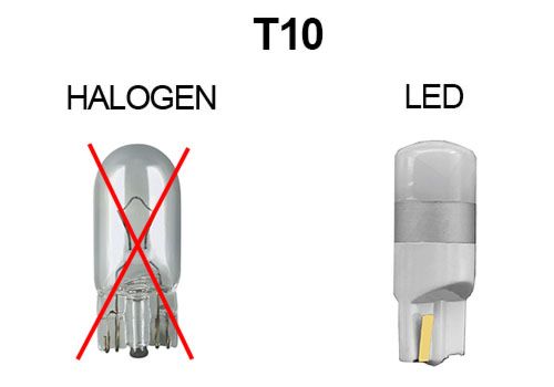 Ampoule LED T10 Canbus 9 leds Feux-position / plaque / Interieur