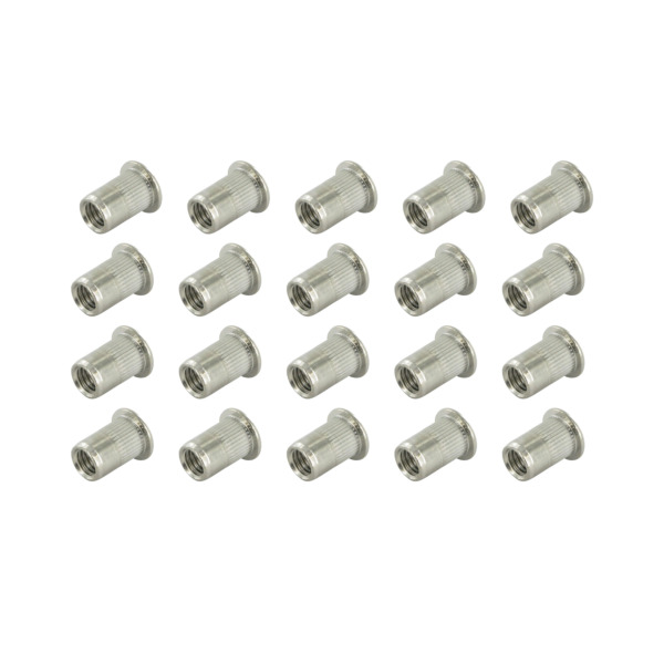 BLIND RIVET NUT RIBBED M5X13MM (0.5-3.0MM) (20 PCS) - Matthys